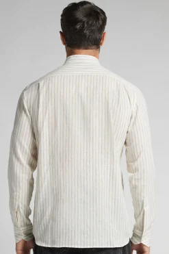 Chemise en lin et coton
