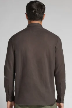 Chemise en lin et coton