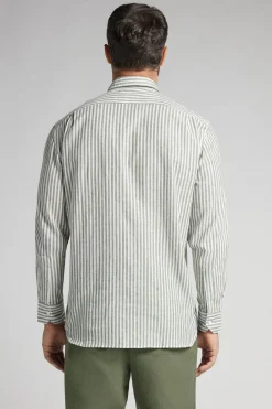 Chemise en lin et coton