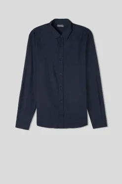 Chemise en lin et coton