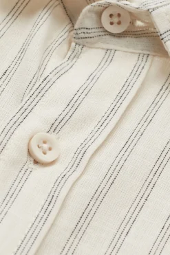 Chemise en lin et coton