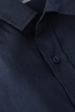 Chemise en lin et coton