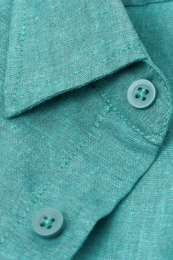 Chemise en lin et coton
