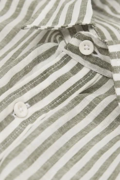 Chemise en lin et coton