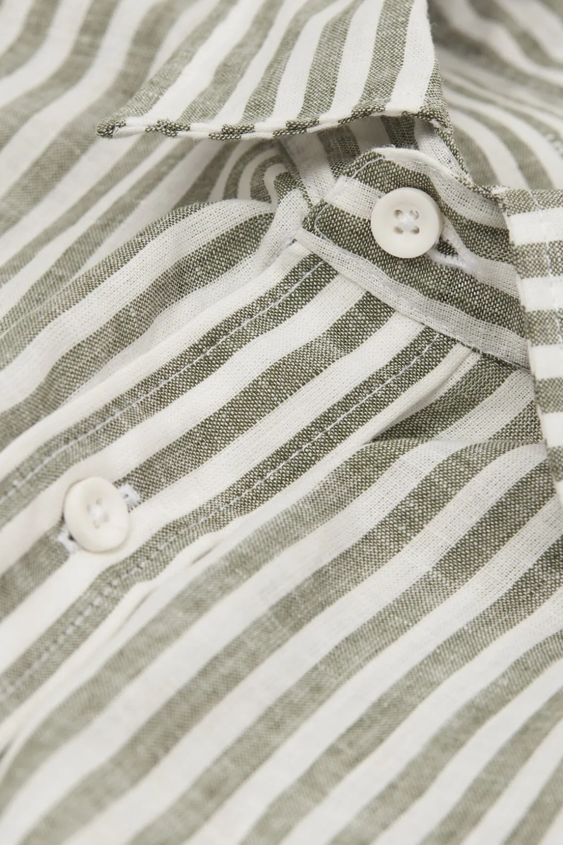 Chemise en lin et coton