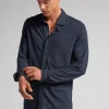 Chemise en piquÉ de modal et soie