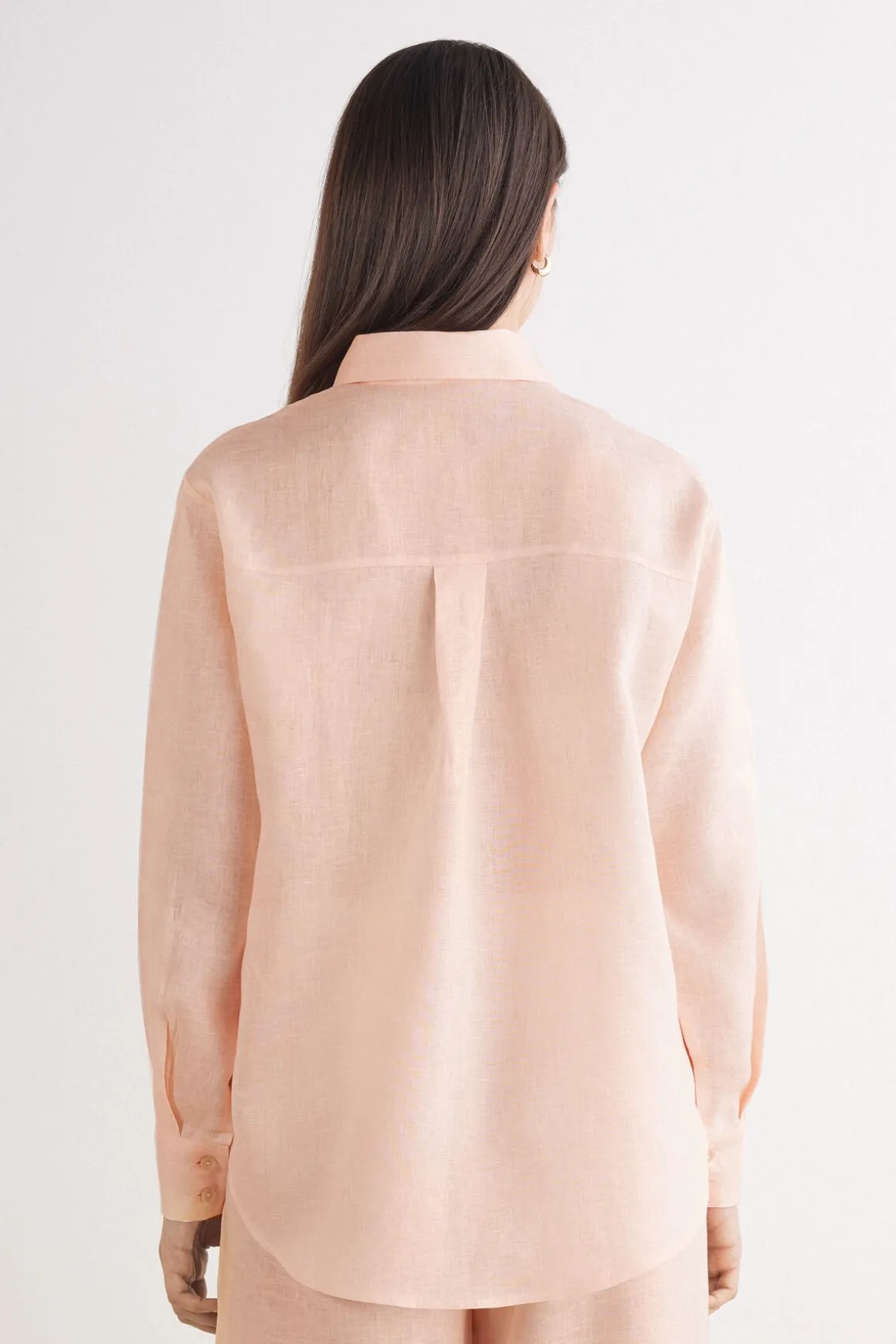 Chemise en toile de lin