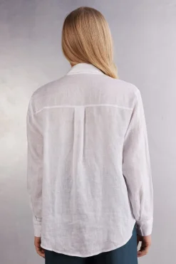 Chemise en toile de lin