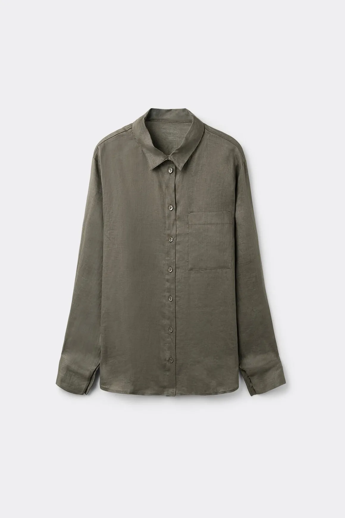Chemise en toile de lin