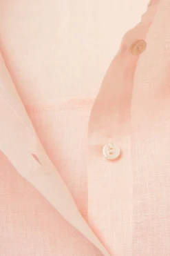 Chemise en toile de lin