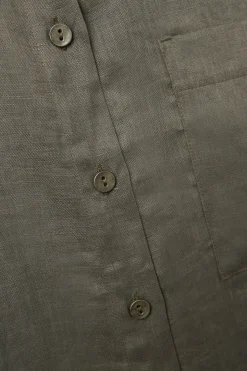 Chemise en toile de lin
