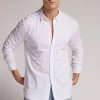 Chemise manches longues en coton flammÉ