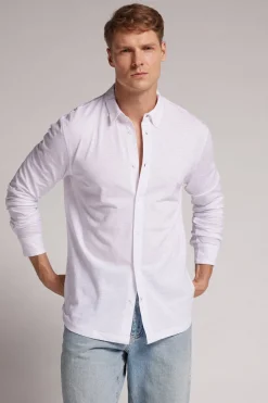 Chemise manches longues en coton flammÉ