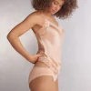 Culotte en coton et dentelle