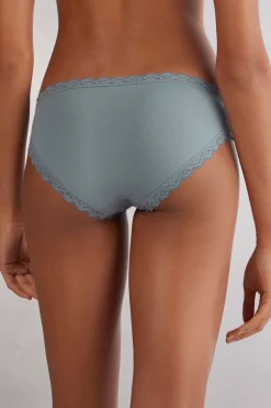 Culotte en coton et dentelle
