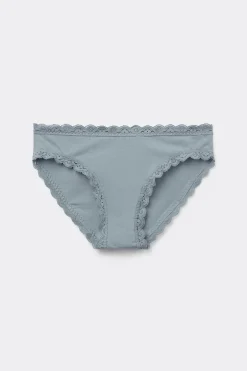 Culotte en coton et dentelle