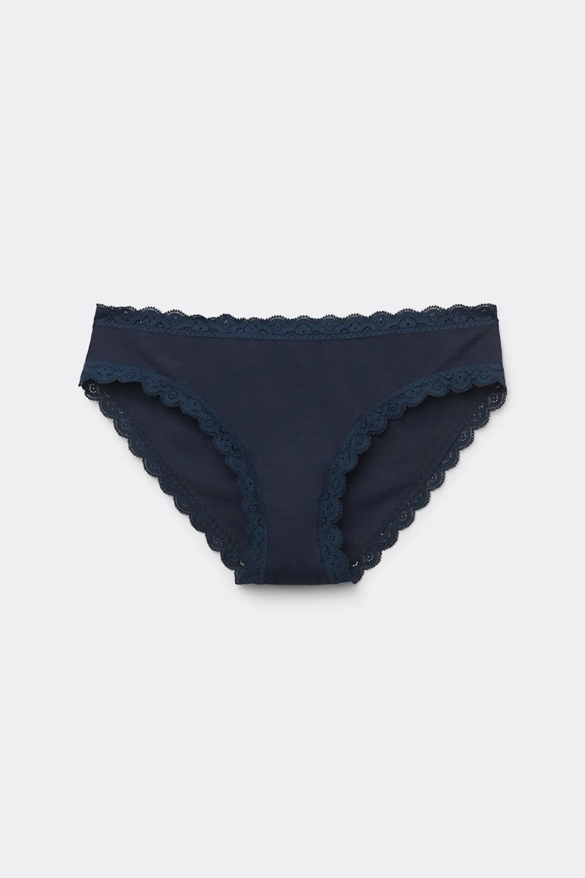 Culotte en coton et dentelle