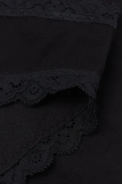 Culotte en coton et dentelle