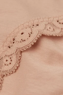 Culotte en coton et dentelle