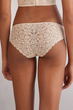 Culotte en Dentelle à Taille Basse