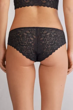Culotte en Dentelle à Taille Basse
