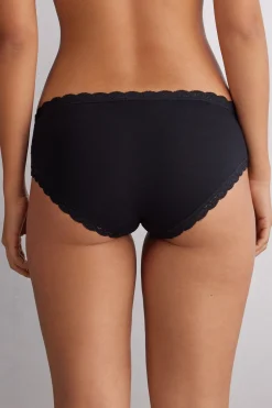 Culotte en Dentelle et Coton