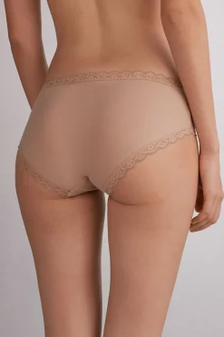 Culotte en Dentelle et Coton