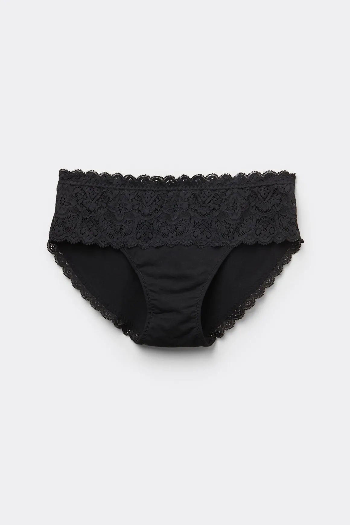 Culotte en Dentelle et Coton