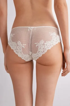 Culotte femme en dentelle florale