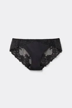 Culotte femme en dentelle florale