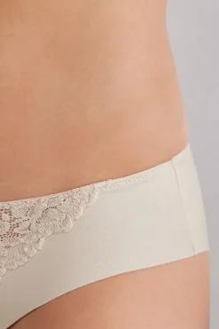 Culotte femme florale en coton sans coutures