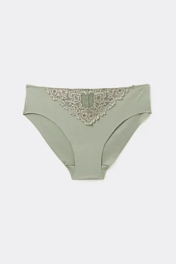 Culotte femme florale en coton sans coutures