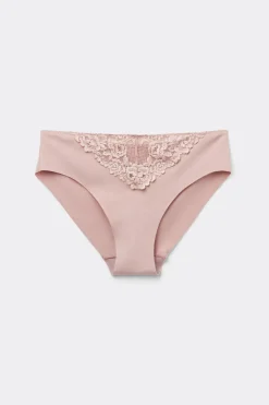 Culotte femme florale en coton sans coutures