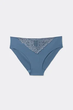 Culotte femme florale en coton sans coutures