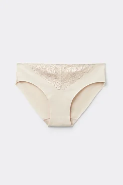 Culotte femme florale en coton sans coutures