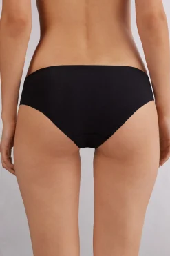 Culotte femme florale en coton sans coutures