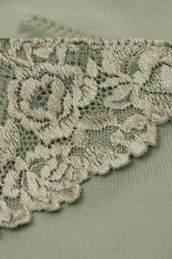 Culotte femme florale en coton sans coutures