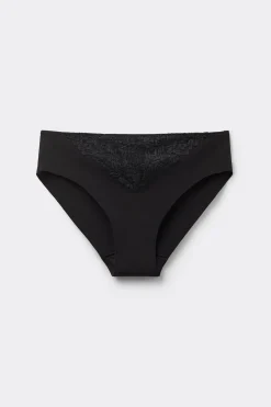 Culotte femme florale en coton sans coutures