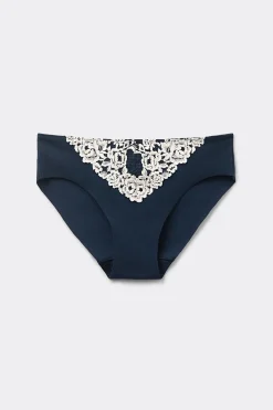 Culotte femme florale en coton sans coutures