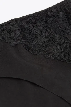 Culotte femme florale en coton sans coutures