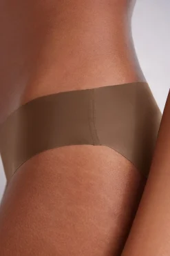 Culotte femme sans coutures en microfibre