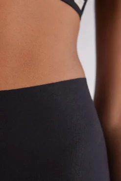 Culotte taille haute en cotton light shaping
