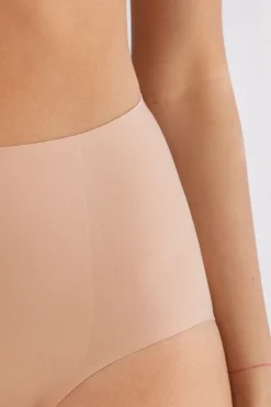 Culotte taille haute en microfibre sans couture