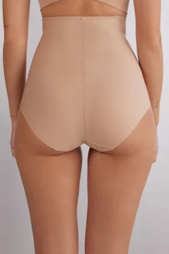 Culotte taille haute modelante en microfibre sans couture
