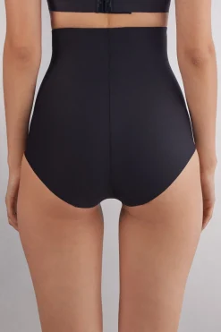 Culotte taille haute modelante en microfibre sans couture