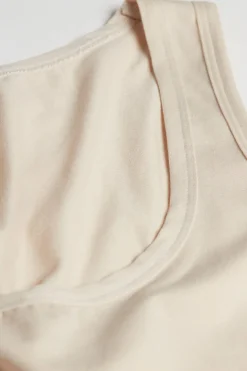DÉbardeur à bretelles larges en coton