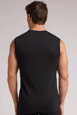 DÉbardeur à col en V en coton Superior ultra fin