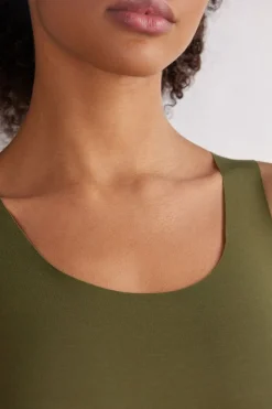 DÉbardeur à col rond en coton sans couture