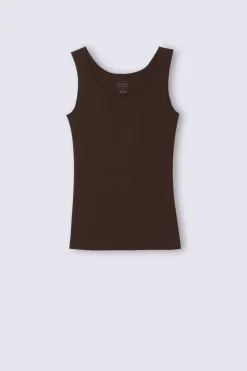 DÉbardeur à col rond en coton sans couture