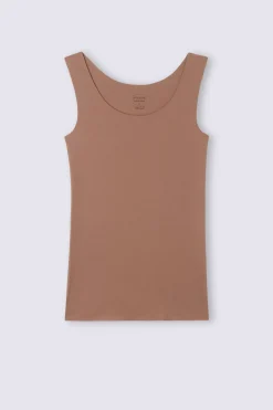 DÉbardeur à col rond en coton sans couture